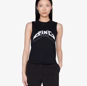 Anine Bing XS Black Muscle tee